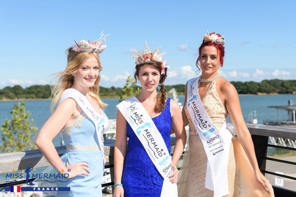 Miss Mermaid France 2019 Julie et ses dauphines